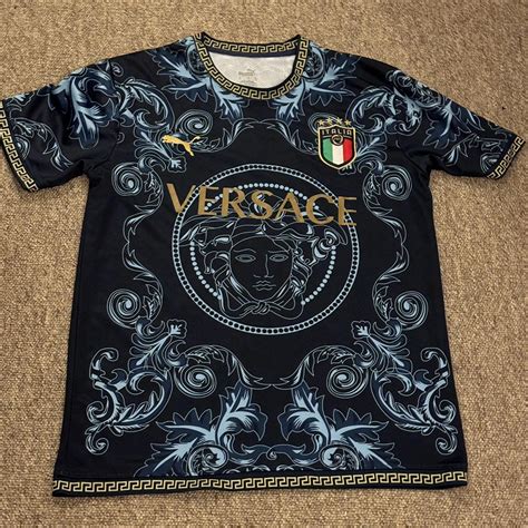 versace soccer shirt|shirts that look like Versace.